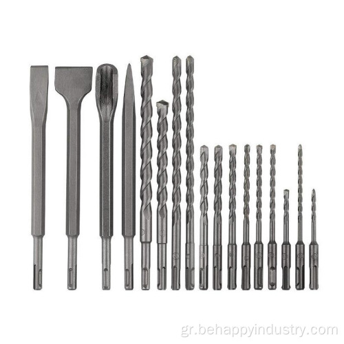 SDS PLUS HAMMER DRILL BITS SET &amp; CHISELS